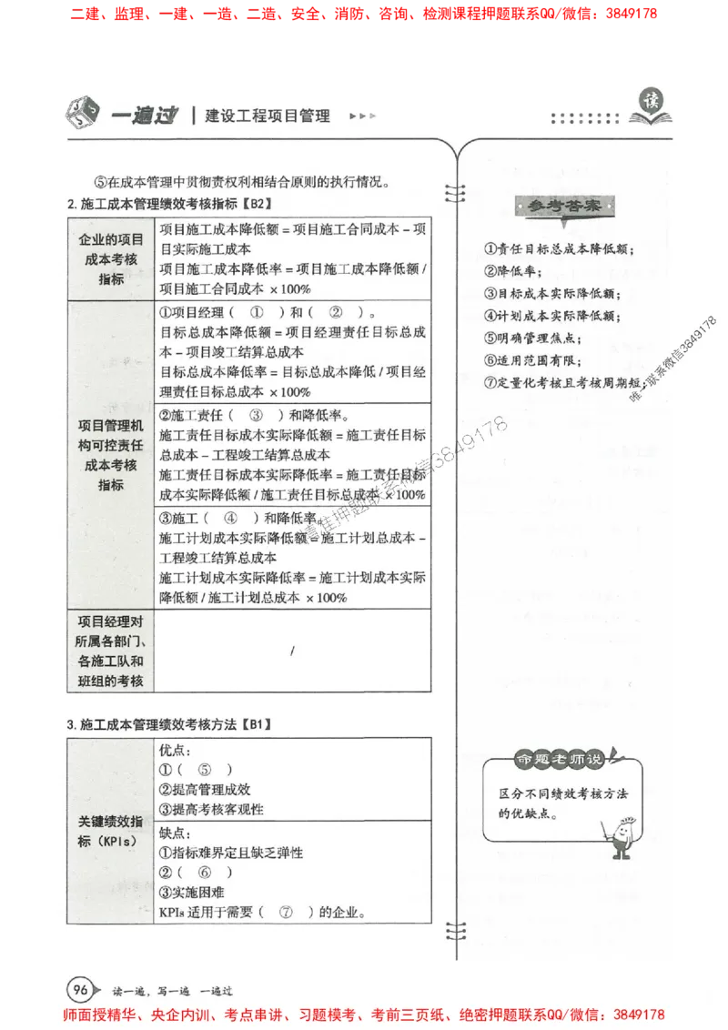 一建管理-一建一遍过-高频考点默写本（25年新版）_2026年一级建造师_2026年一建管理_2025年一建管理SVIP_01-精华文档✿电子教材✿历年真题