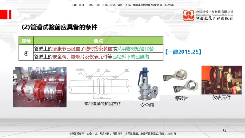 B18节：4.2工业管道施工技术2（05.29）_2026年一级建造师_2026年一建机电_2025年一建机电SVIP_02-基础精讲✿高端面授✿深度强化_05-机电《两轮基础直播》闫娜JGS_讲义