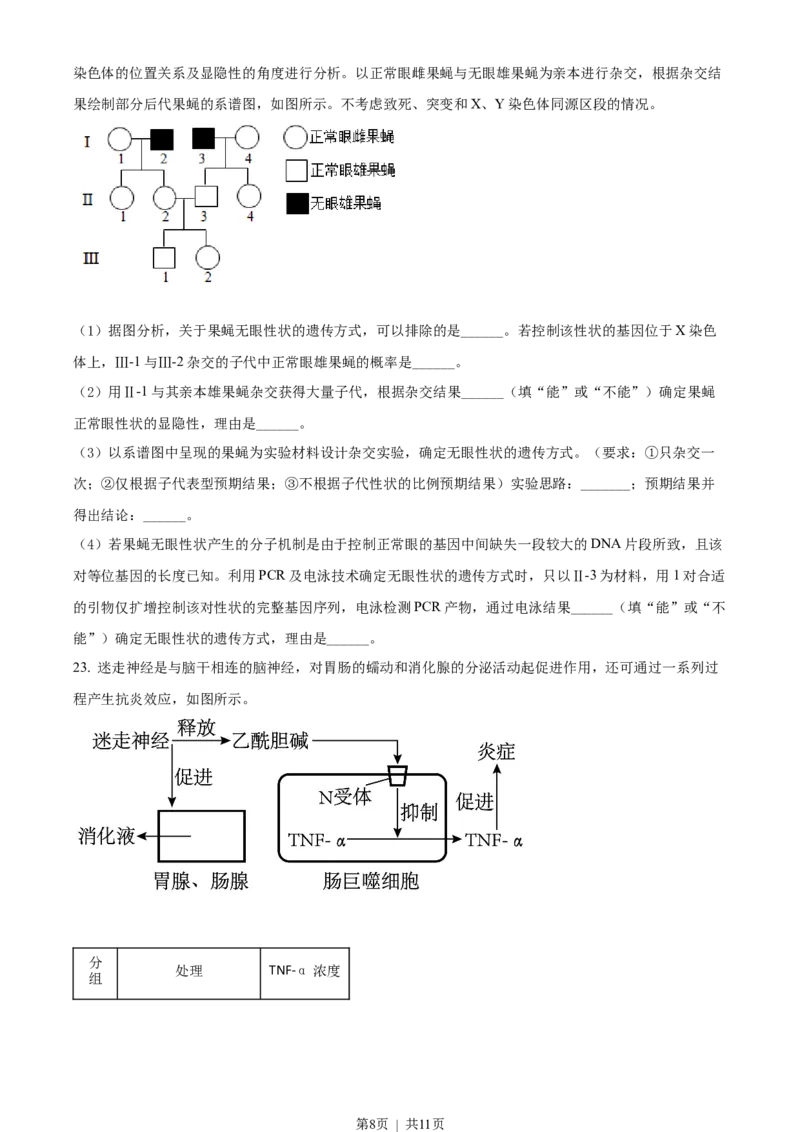 2022年高考生物试卷（山东）（空白卷）_生物历年高考真题_新&middot;Word版2008-2025&middot;高考生物真题_生物（按试卷类型分类）2008-2025_自主命题卷&middot;生物（2008-2025）