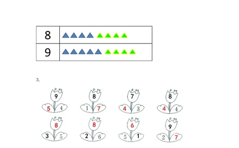 5.118、9的组成_一年级上下册资料_小学一年级学习资料-25年更新版_1-03、小学一年级数学上册_人教版_02、课时练习_第五单元6~10的认识和加减法