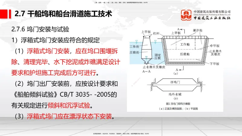 B24节：2.7干船坞与船台滑道施工技术（3）-2.8航道整治工程施工技术（1）（06.26）_2026年一级建造师_2026年一建港航_2025年一建港航SVIP_02-基础精讲✿高端面授✿深度强化_讲义