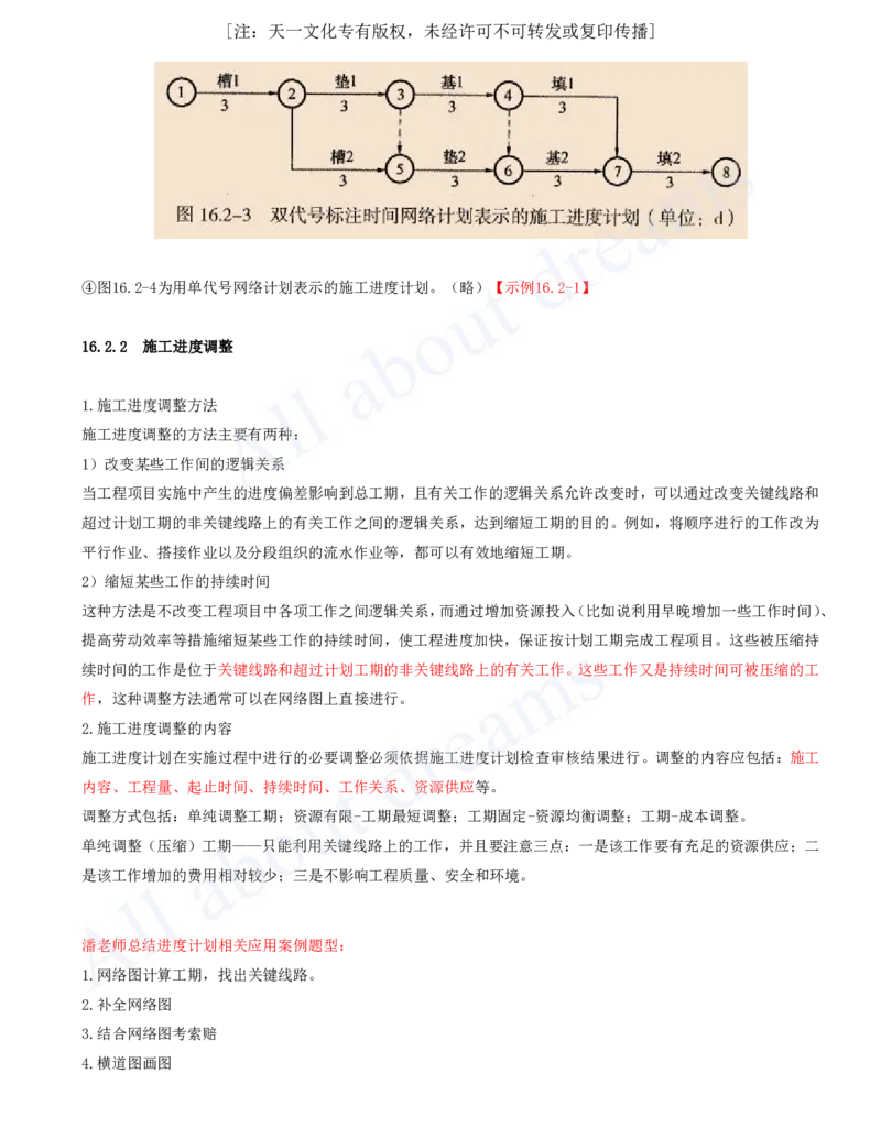 2025-98-第16章-施工进度管理（一）_2026年一级建造师_2026年一建市政_2025年一建市政SVIP_02-基础精讲✿高端面授✿深度强化_10-市政《天一精讲班》潘旭、董雨佳KL_潘旭_讲义