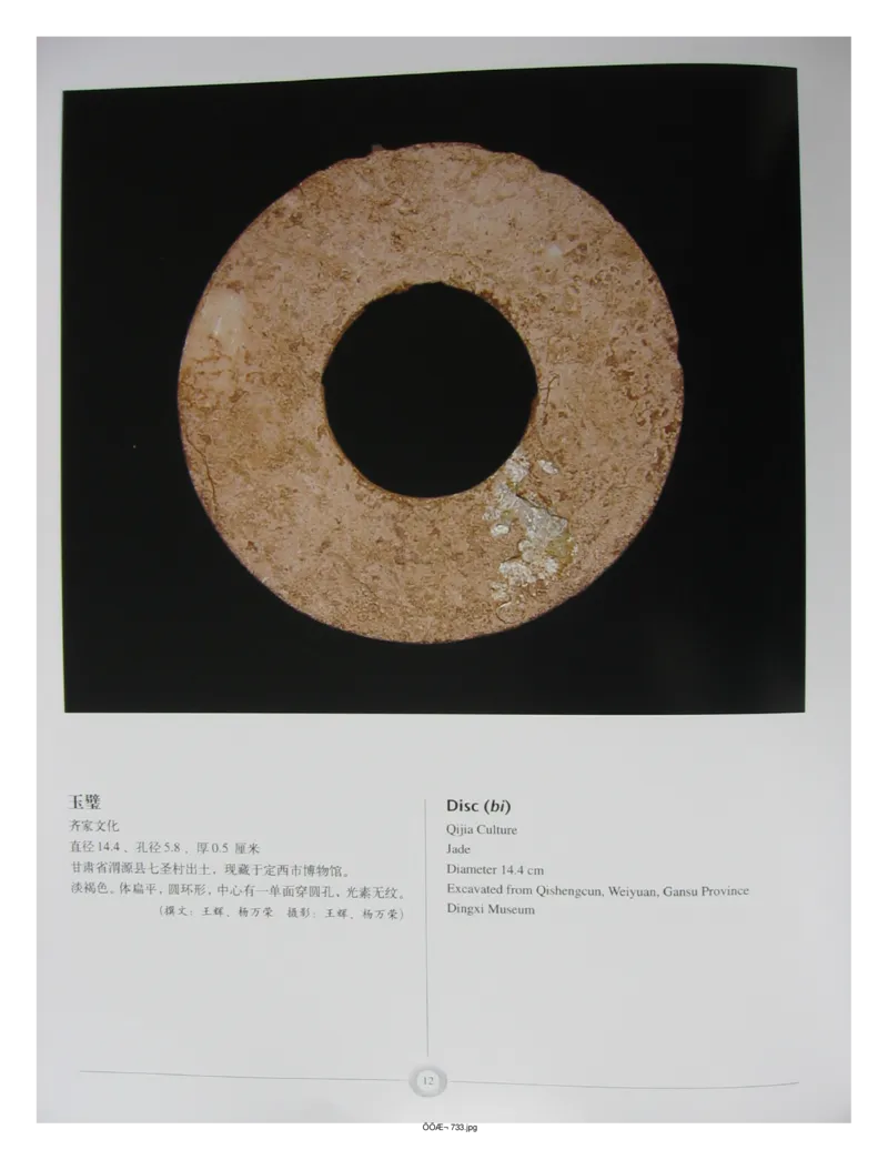 中国出土玉器全集(15)甘肃青海宁夏新疆_部分1_X018-玉石珠宝鉴定教程最新合集_5、玉石鉴定专题全套课程_玉石电子书_中国出土玉石全集