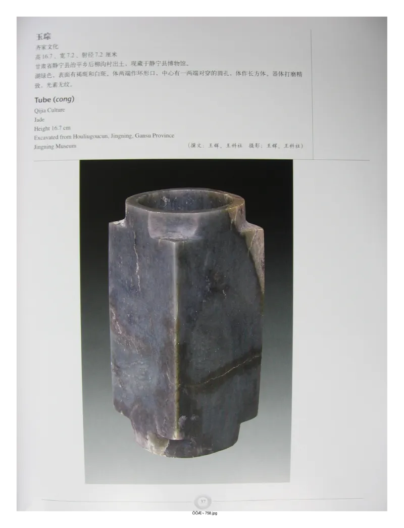 中国出土玉器全集(15)甘肃青海宁夏新疆_部分1_X018-玉石珠宝鉴定教程最新合集_5、玉石鉴定专题全套课程_玉石电子书_中国出土玉石全集