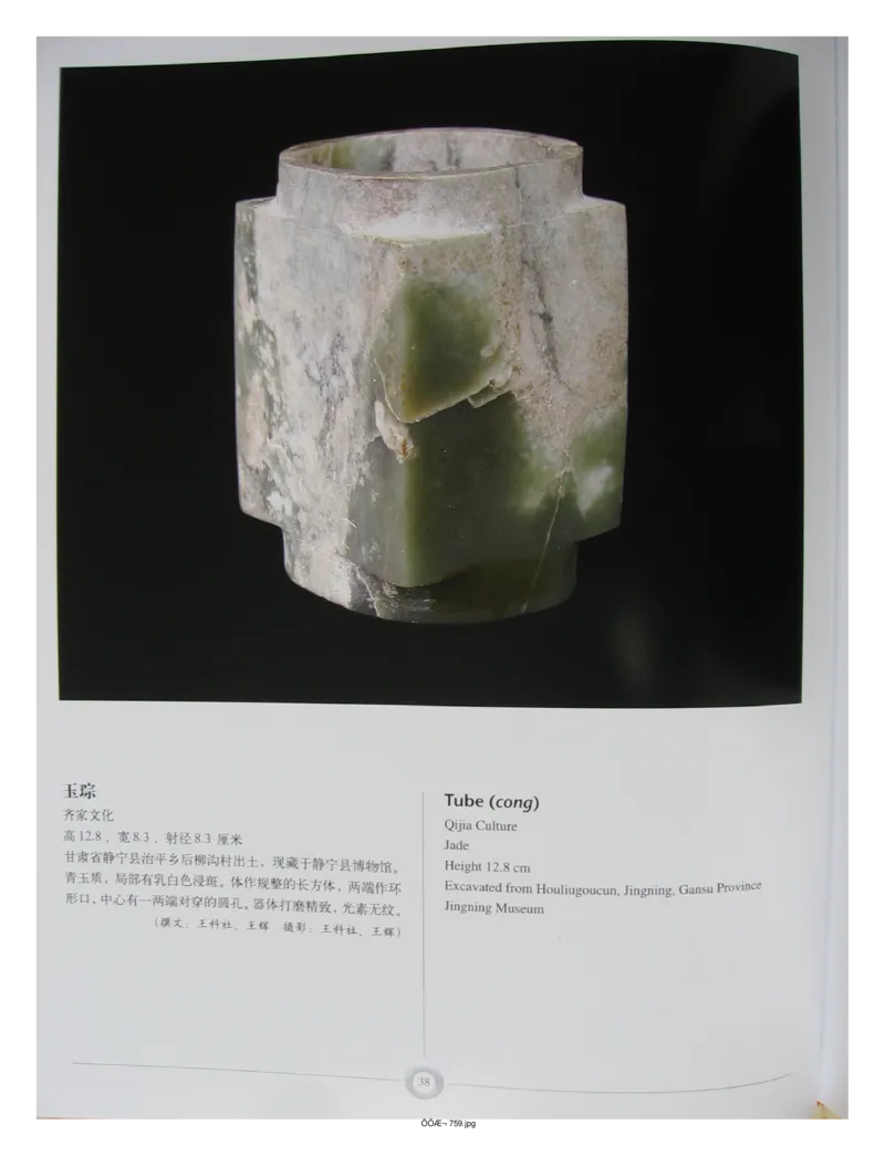 中国出土玉器全集(15)甘肃青海宁夏新疆_部分1_X018-玉石珠宝鉴定教程最新合集_5、玉石鉴定专题全套课程_玉石电子书_中国出土玉石全集