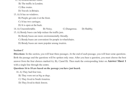 版本一四级模拟1试题_大学英语四级+六级_四级真题_四级密押试卷_新四级模拟卷全10套_版本一四级模拟卷_版本一四级模拟1