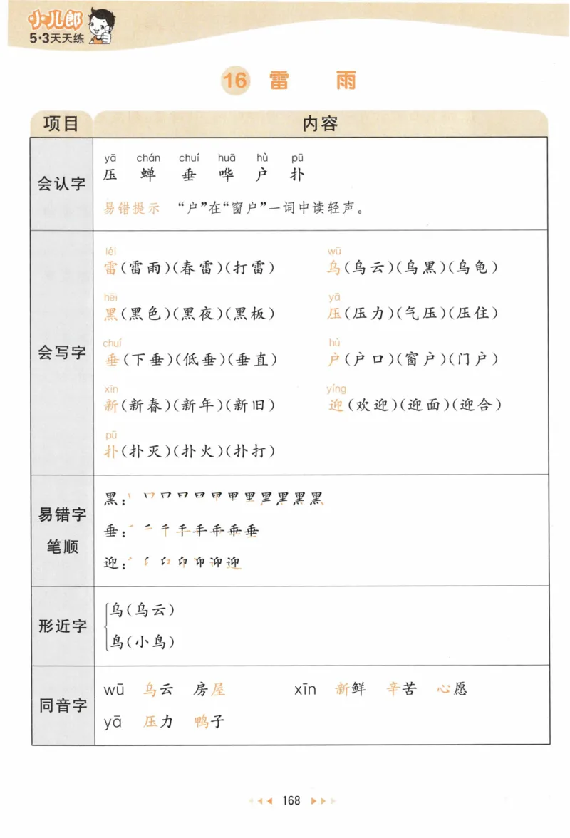 《53天天练》语文2年级下册（RJ）课堂笔记_二年级上下册资料_小学二年级学习资料-25年更新版_2-02、小学二年级语文下册_2-2-2、练习题、作业、试题、试卷_电子册类