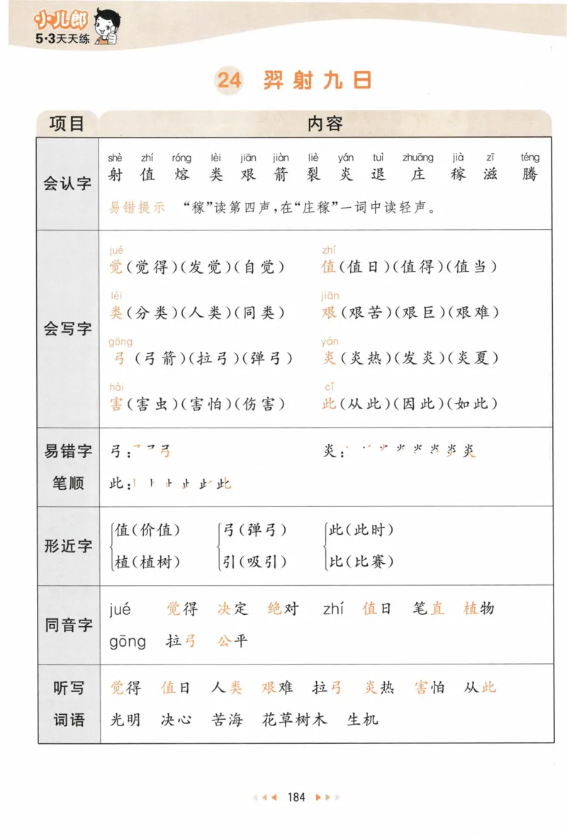 《53天天练》语文2年级下册（RJ）课堂笔记_二年级上下册资料_小学二年级学习资料-25年更新版_2-02、小学二年级语文下册_2-2-2、练习题、作业、试题、试卷_电子册类