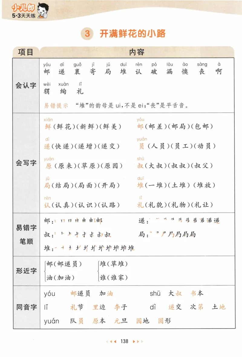《53天天练》语文2年级下册（RJ）课堂笔记_二年级上下册资料_小学二年级学习资料-25年更新版_2-02、小学二年级语文下册_2-2-2、练习题、作业、试题、试卷_电子册类
