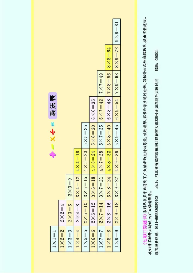 《七彩》囗算题卡-数学2年级下册（BS）_二年级上下册资料_小学二年级学习资料-25年更新版_2-04、小学二年级数学下册_2-4-2、练习题、作业、试题、试卷_北师大版_电子册类