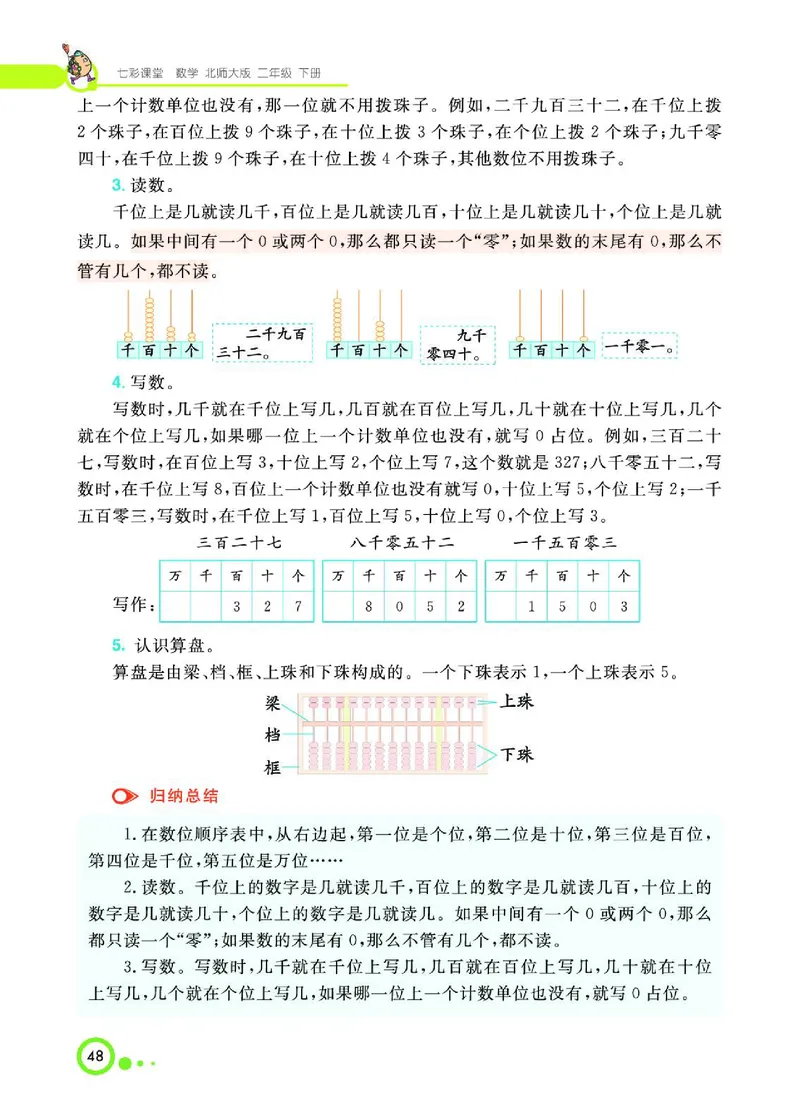 《七彩课堂》数学2年级下册（BS）_二年级上下册资料_小学二年级学习资料-25年更新版_2-04、小学二年级数学下册_2-4-2、练习题、作业、试题、试卷_北师大版_电子册类