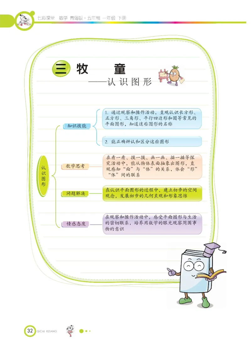 《七彩课堂》数学1年级下册（54QD）_一年级上下册资料_小学一年级学习资料-25年更新版_1-04、小学一年级数学下册_1-4-2、练习题、作业、试题、试卷_青岛54版_电子册类