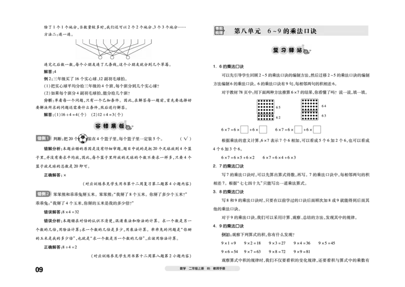《全品考前梳理》数学2年级上册（BS）_二年级上下册资料_小学二年级学习资料-25年更新版_2-03、小学二年级数学上册_2-3-2、练习题、作业、试题、试卷_北师大版_电子册类