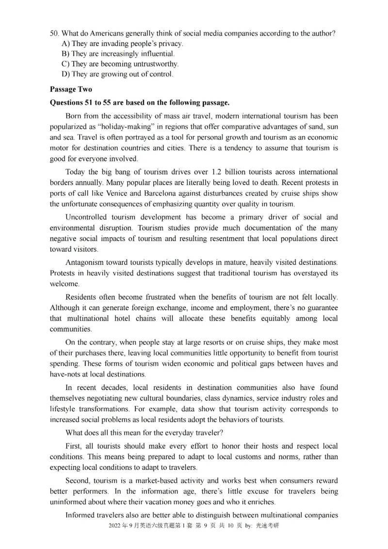 六级真题合并版2021-2025年_大学英语四级+六级_六级真题_六级真题_赠：六级真题一键打印版