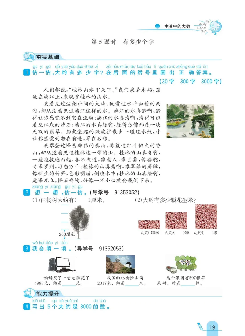 《七彩练霸》数学2年级下册（BS）_二年级上下册资料_小学二年级学习资料-25年更新版_2-04、小学二年级数学下册_2-4-2、练习题、作业、试题、试卷_北师大版_电子册类