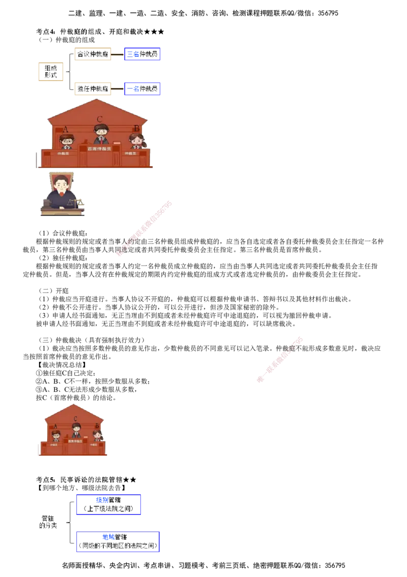 第01讲　建设工程争议解决法律制度_2026年一建法规_2025年一建法规SVIP_04-冲刺串讲✿考点强化✿小灶集训_21-法规《冲刺串讲班》张小强JG_第十章　建设工程争议解决法律制度