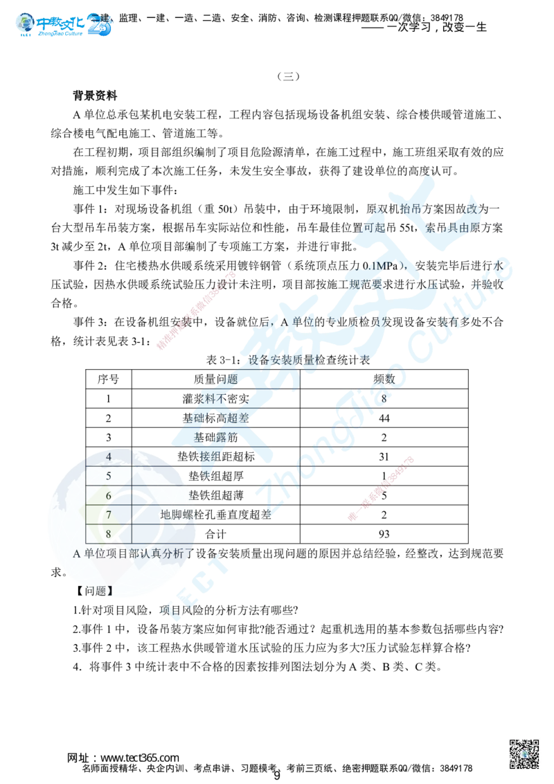 03.2025年一级建造师考试机电工程管理与实务集训卷B_2026年一级建造师_2026年一建机电_2025年一建机电SVIP_04-冲刺串讲✿考点强化✿小灶集训_79-机电《名师集训班》吕教授ZJ