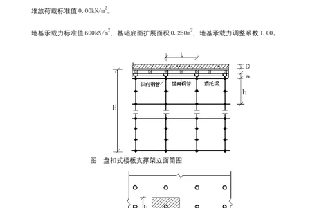 ①方案附件四：栈桥拆除用盘扣架计算书_2021-2023年优秀施组方案_施工方案_方案15-新材料产业大厦项目土石方及基坑支护工程&mdash;局促深基坑出土栈桥安全专项施工方案_1方案及附件