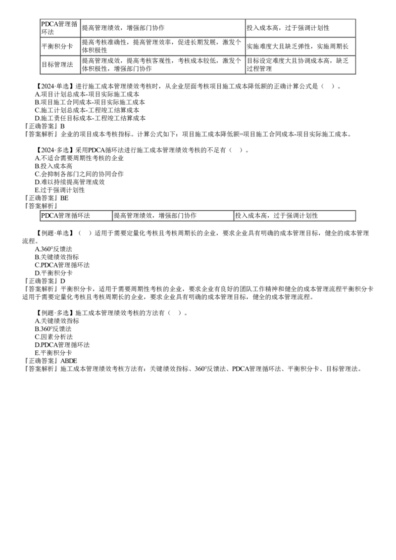 第05讲　施工成本管理绩效考核_2026年一级建造师_2026年一建管理_2025年一建管理SVIP_02-基础精讲✿高端面授✿深度强化_04-管理《基础精讲班》李娜JG_第六章　建设工程成本管理