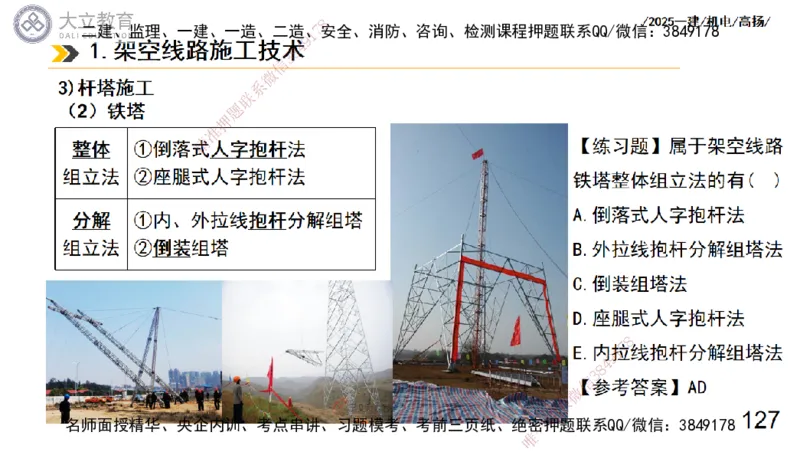 W2025一建机电-高扬-技术板块3-电气_2026年一级建造师_2026年一建机电_2025年一建机电SVIP_01-精华文档✿电子教材✿历年真题_81-机电《板块刷题资料+总结图表》DL