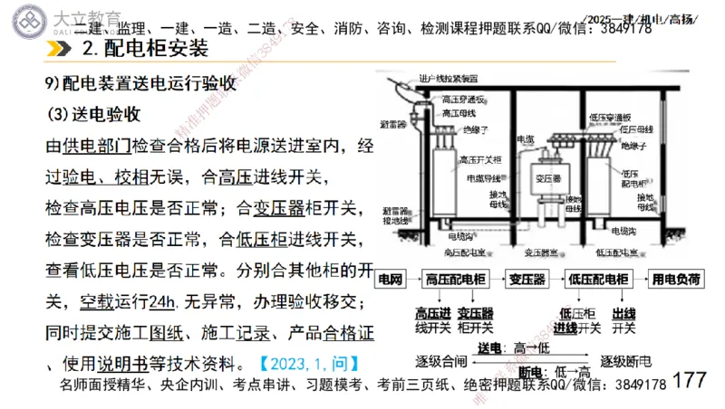 W2025一建机电-高扬-技术板块3-电气_2026年一级建造师_2026年一建机电_2025年一建机电SVIP_01-精华文档✿电子教材✿历年真题_81-机电《板块刷题资料+总结图表》DL