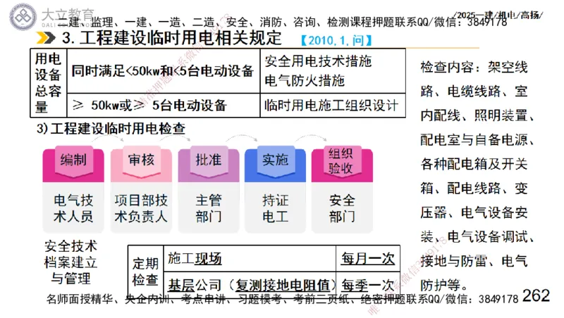 W2025一建机电-高扬-技术板块3-电气_2026年一级建造师_2026年一建机电_2025年一建机电SVIP_01-精华文档✿电子教材✿历年真题_81-机电《板块刷题资料+总结图表》DL