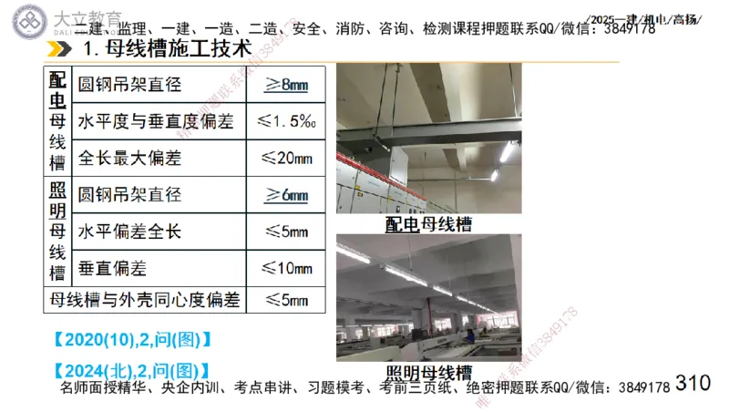 W2025一建机电-高扬-技术板块3-电气_2026年一级建造师_2026年一建机电_2025年一建机电SVIP_01-精华文档✿电子教材✿历年真题_81-机电《板块刷题资料+总结图表》DL