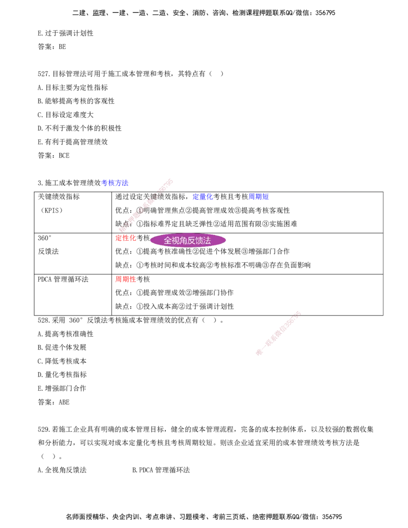 JY-管理-金点题--金月-答案版_2026年一级建造师_2026年一建管理_2025年一建管理SVIP_03-习题精析✿实战特训✿模考通关_31-管理《金点题班》金月KL推荐_讲义