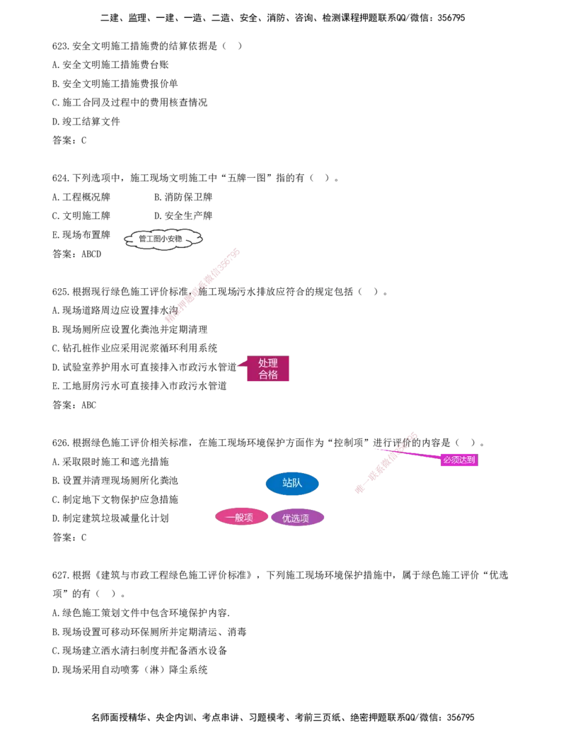 JY-管理-金点题--金月-答案版_2026年一级建造师_2026年一建管理_2025年一建管理SVIP_03-习题精析✿实战特训✿模考通关_31-管理《金点题班》金月KL推荐_讲义
