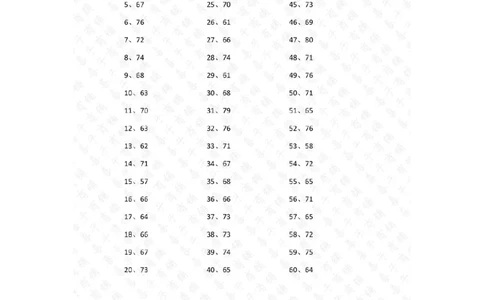 80以内加法第71-90篇答案_小学数学口算竖式脱式计算应用题一二三四五六年级上下册电_小学数学口算题库电子版（1-6）_小学数学口算一年级_口算题适合1年级(含答案）