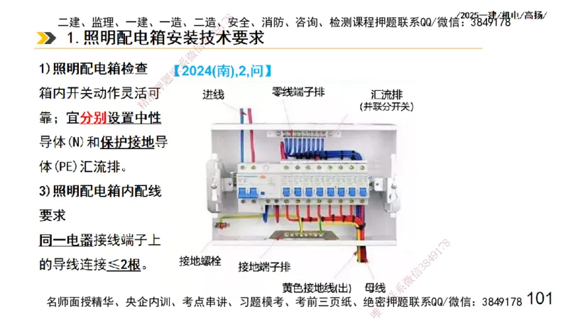 s2025一建机电-高扬-技术板块3-电气_2026年一级建造师_2026年一建机电_2025年一建机电SVIP_04-冲刺串讲✿考点强化✿小灶集训_31-机电《案例专项班》高扬DL_讲义