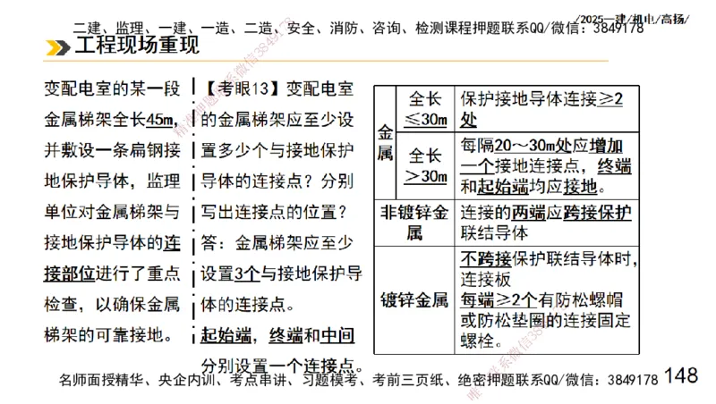 s2025一建机电-高扬-技术板块3-电气_2026年一级建造师_2026年一建机电_2025年一建机电SVIP_04-冲刺串讲✿考点强化✿小灶集训_31-机电《案例专项班》高扬DL_讲义