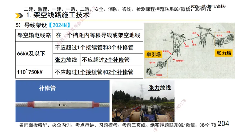 s2025一建机电-高扬-技术板块3-电气_2026年一级建造师_2026年一建机电_2025年一建机电SVIP_04-冲刺串讲✿考点强化✿小灶集训_31-机电《案例专项班》高扬DL_讲义
