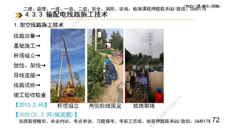 s2025一建机电-高扬-技术板块3-电气_2026年一级建造师_2026年一建机电_2025年一建机电SVIP_04-冲刺串讲✿考点强化✿小灶集训_31-机电《案例专项班》高扬DL_讲义