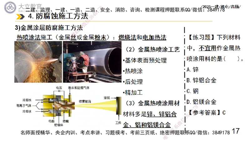 W2025一建机电-高扬-技术板块7-防腐、绝热、冶炼、标准_2026年一级建造师_2026年一建机电_2025年一建机电SVIP_01-精华文档✿电子教材✿历年真题_81-机电《板块刷题资料+总结图表》DL
