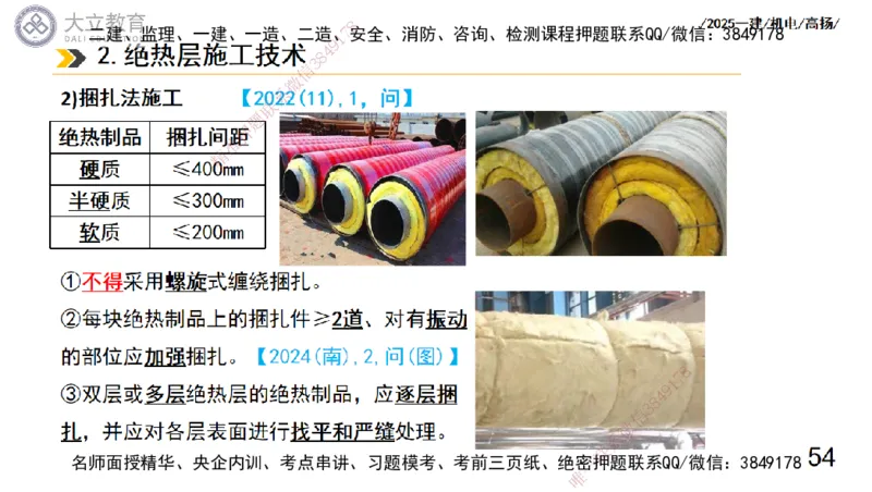 W2025一建机电-高扬-技术板块7-防腐、绝热、冶炼、标准_2026年一级建造师_2026年一建机电_2025年一建机电SVIP_01-精华文档✿电子教材✿历年真题_81-机电《板块刷题资料+总结图表》DL