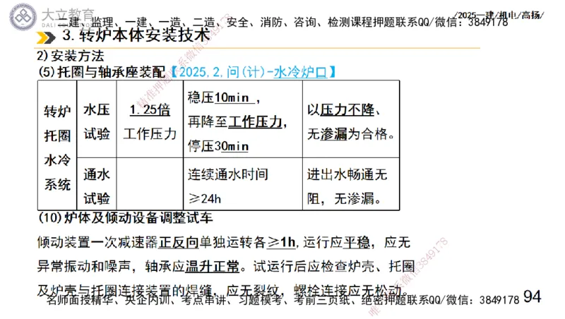 W2025一建机电-高扬-技术板块7-防腐、绝热、冶炼、标准_2026年一级建造师_2026年一建机电_2025年一建机电SVIP_01-精华文档✿电子教材✿历年真题_81-机电《板块刷题资料+总结图表》DL
