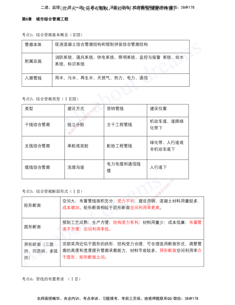 2025-14-第6、7章-城市综合管廊工程、垃圾处理工程_2026年一级建造师_2026年一建市政_2025年一建市政SVIP_04-冲刺串讲✿考点强化✿小灶集训_09-市政《冲刺串讲班》潘旭KL_讲义
