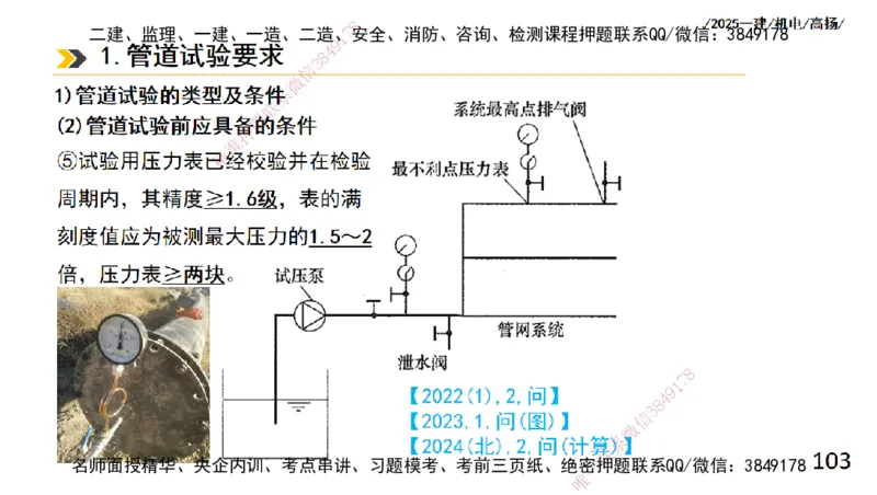 s2025一建机电-高扬-技术板块2-工艺_2026年一级建造师_2026年一建机电_2025年一建机电SVIP_04-冲刺串讲✿考点强化✿小灶集训_31-机电《案例专项班》高扬DL_讲义