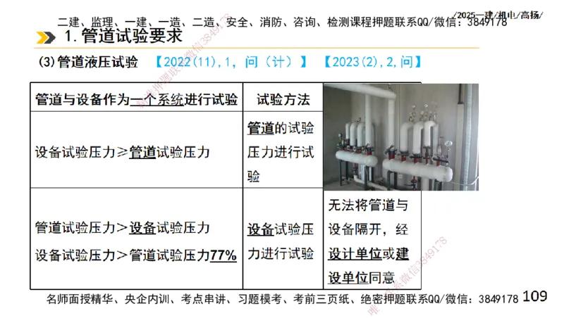 s2025一建机电-高扬-技术板块2-工艺_2026年一级建造师_2026年一建机电_2025年一建机电SVIP_04-冲刺串讲✿考点强化✿小灶集训_31-机电《案例专项班》高扬DL_讲义