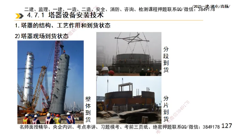 s2025一建机电-高扬-技术板块2-工艺_2026年一级建造师_2026年一建机电_2025年一建机电SVIP_04-冲刺串讲✿考点强化✿小灶集训_31-机电《案例专项班》高扬DL_讲义