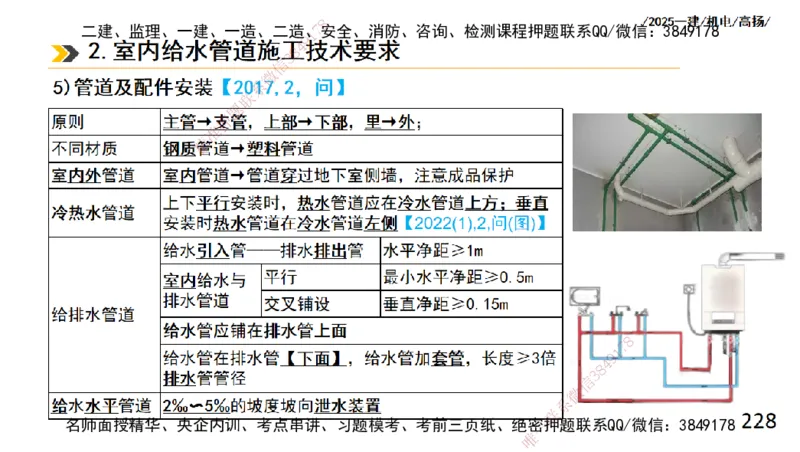 s2025一建机电-高扬-技术板块2-工艺_2026年一级建造师_2026年一建机电_2025年一建机电SVIP_04-冲刺串讲✿考点强化✿小灶集训_31-机电《案例专项班》高扬DL_讲义
