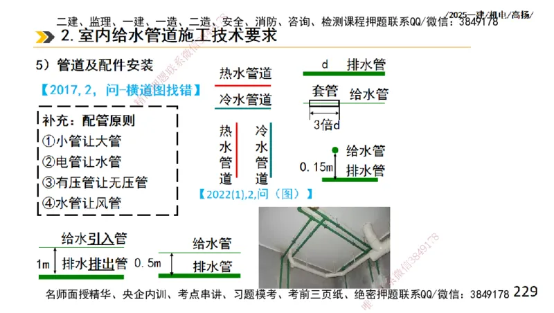 s2025一建机电-高扬-技术板块2-工艺_2026年一级建造师_2026年一建机电_2025年一建机电SVIP_04-冲刺串讲✿考点强化✿小灶集训_31-机电《案例专项班》高扬DL_讲义