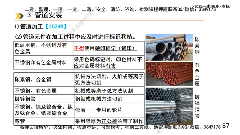 s2025一建机电-高扬-技术板块2-工艺_2026年一级建造师_2026年一建机电_2025年一建机电SVIP_04-冲刺串讲✿考点强化✿小灶集训_31-机电《案例专项班》高扬DL_讲义
