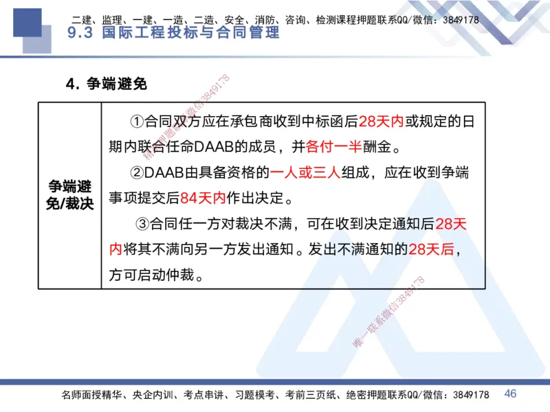 03.2025黄雨诗-考点专项突破-管理3_2026年一级建造师_2026年一建管理_2025年一建管理SVIP_02-基础精讲✿高端面授✿深度强化_41-管理《考点专项突破》黄雨诗HX_讲义
