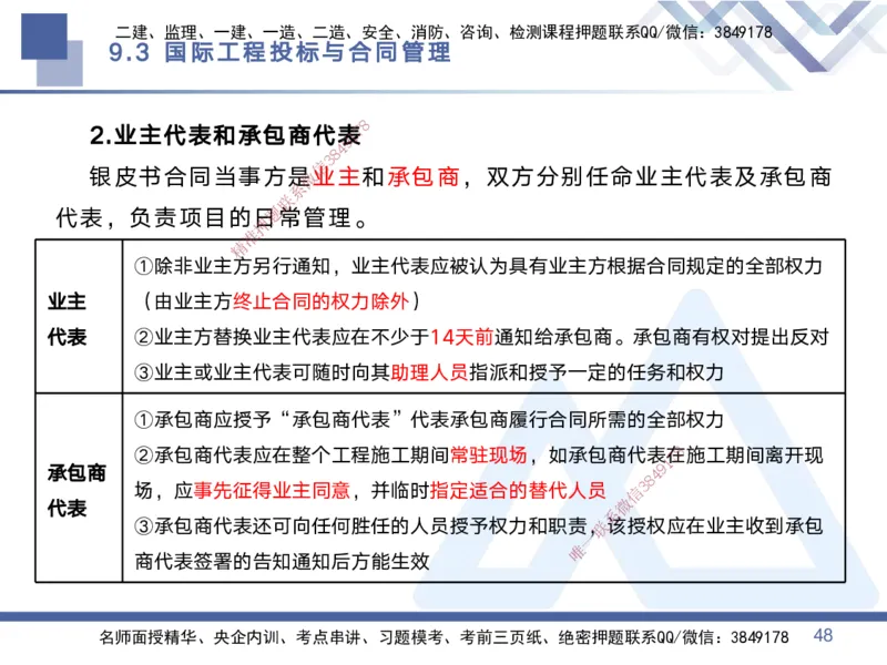 03.2025黄雨诗-考点专项突破-管理3_2026年一级建造师_2026年一建管理_2025年一建管理SVIP_02-基础精讲✿高端面授✿深度强化_41-管理《考点专项突破》黄雨诗HX_讲义