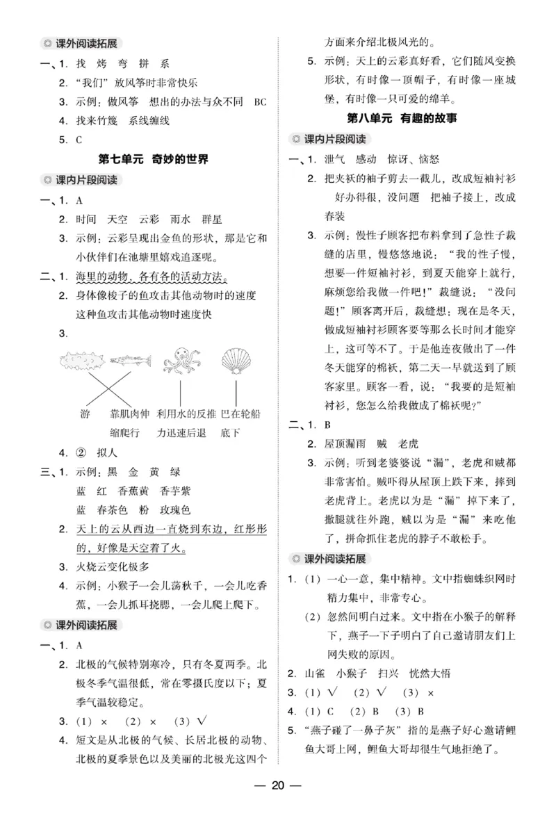《典中点》语文3年级下册（RJ）_三年级上下册资料_小学三年级学习资料-25年更新版_3-02、小学三年级语文下册_3-2-2、练习题、作业、试题、试卷_电子册类
