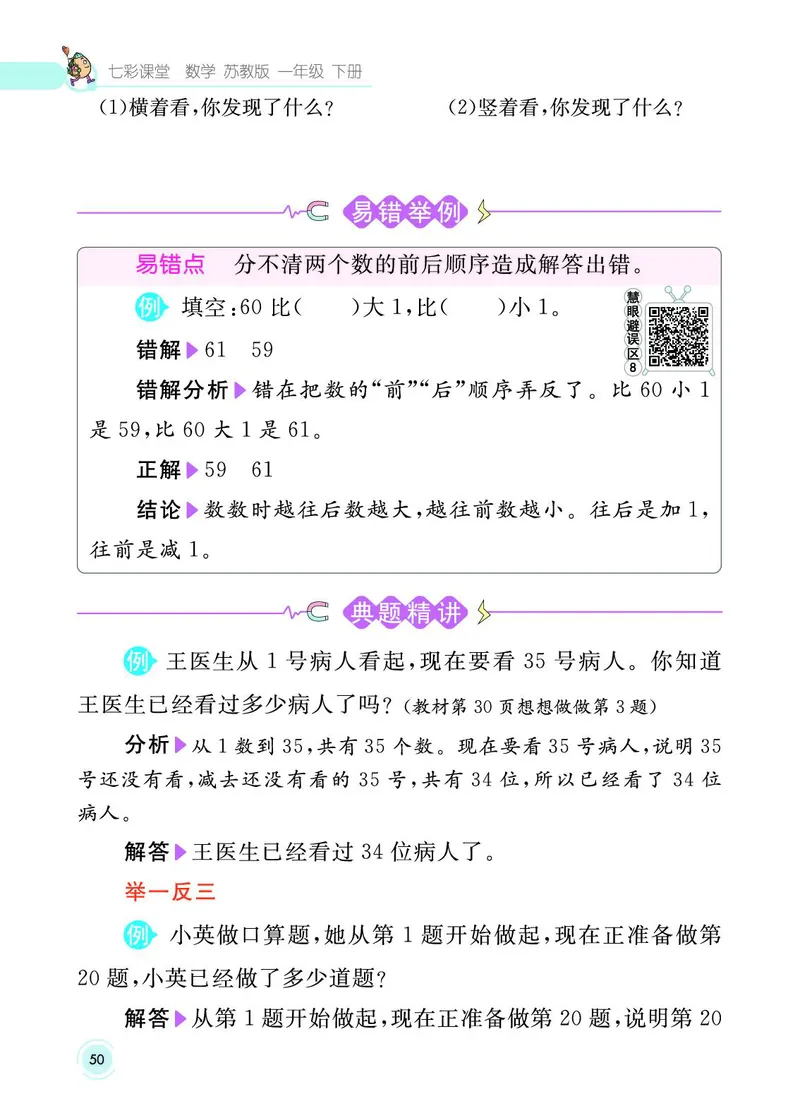 《七彩课堂》数学1年级下册（SJ）_一年级上下册资料_小学一年级学习资料-25年更新版_1-04、小学一年级数学下册_1-4-2、练习题、作业、试题、试卷_苏教版_电子册类