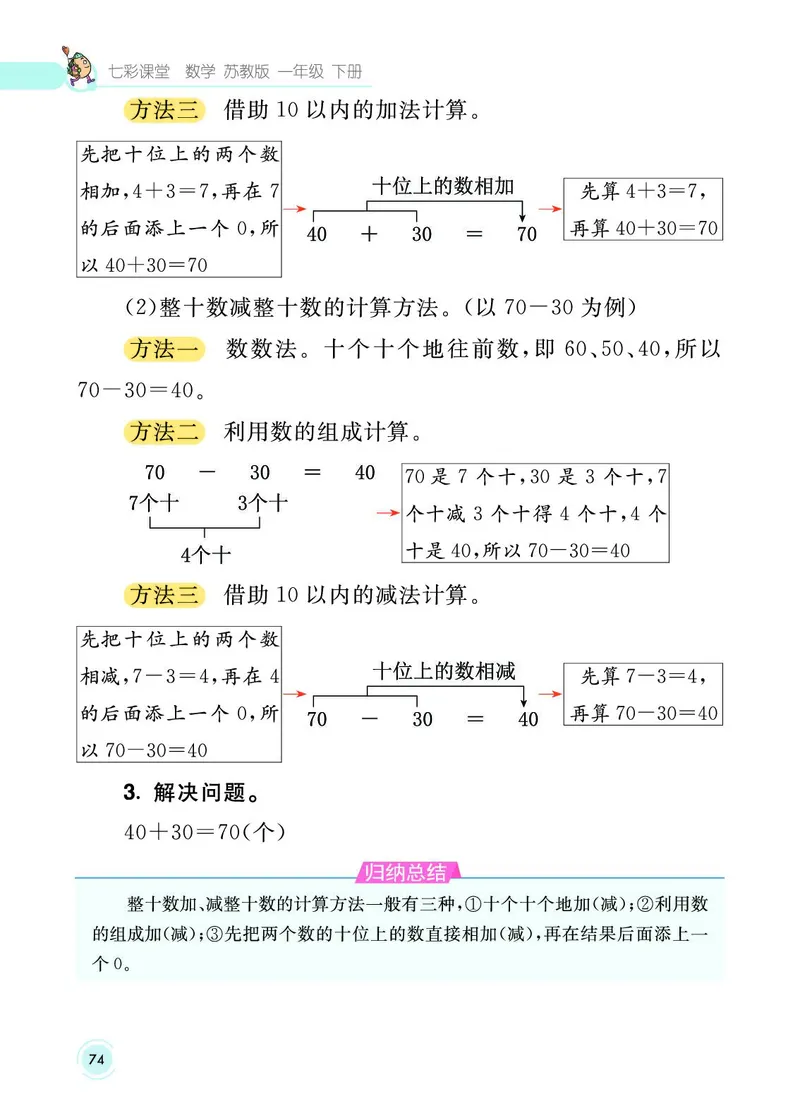《七彩课堂》数学1年级下册（SJ）_一年级上下册资料_小学一年级学习资料-25年更新版_1-04、小学一年级数学下册_1-4-2、练习题、作业、试题、试卷_苏教版_电子册类
