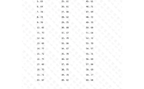 80以内加法第51~70篇答案_小学数学口算竖式脱式计算应用题一二三四五六年级上下册电_小学数学口算题库电子版（1-6）_小学数学口算一年级_口算题适合1年级(含答案）